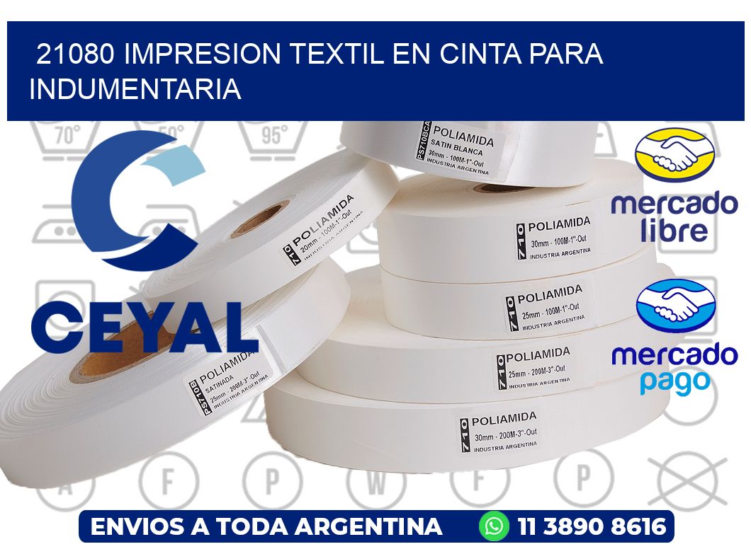21080 IMPRESION TEXTIL EN CINTA PARA INDUMENTARIA