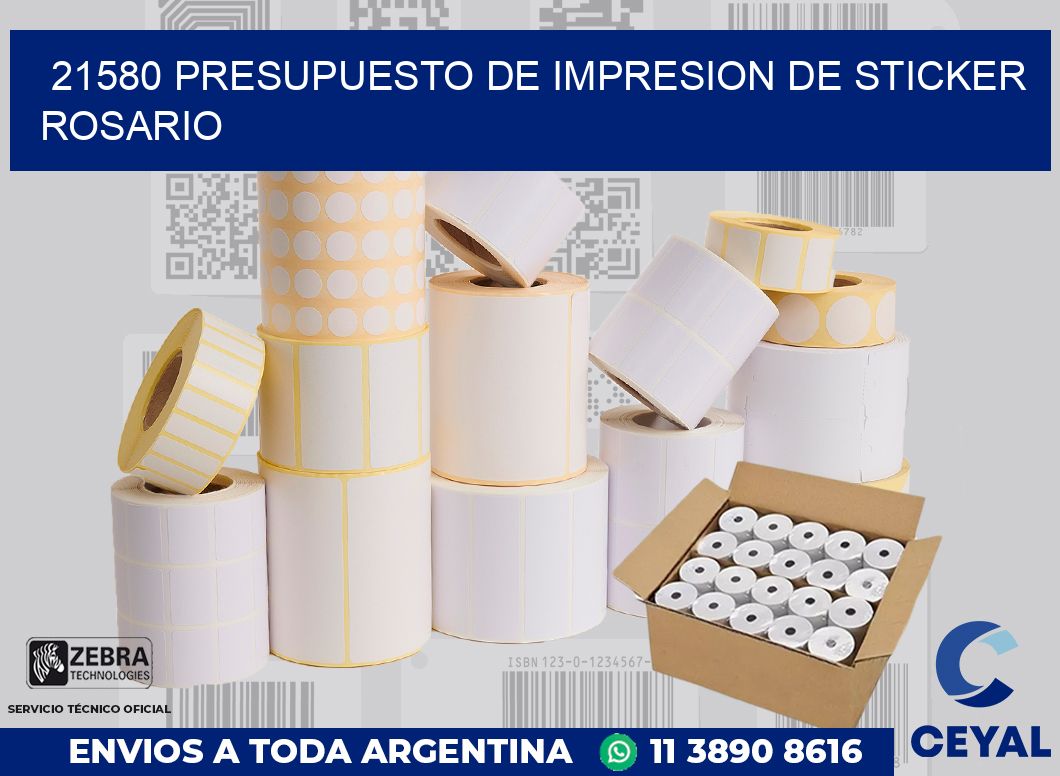 21580 PRESUPUESTO DE IMPRESION DE STICKER ROSARIO