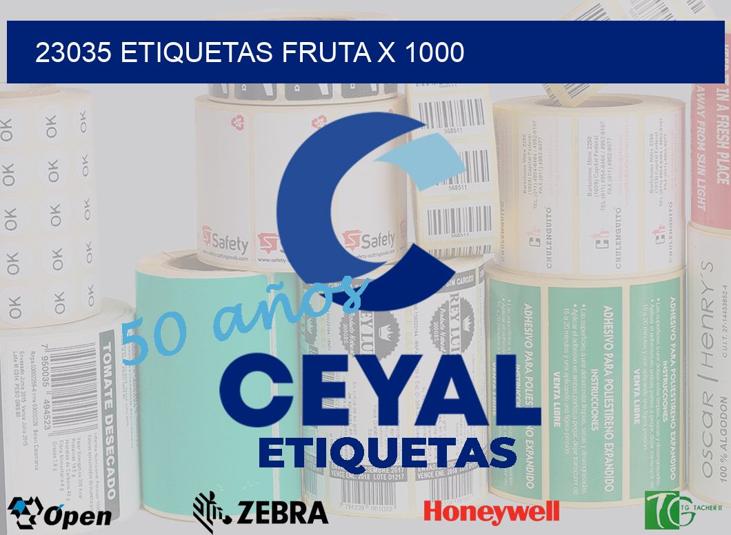 23035 etiquetas fruta x 1000