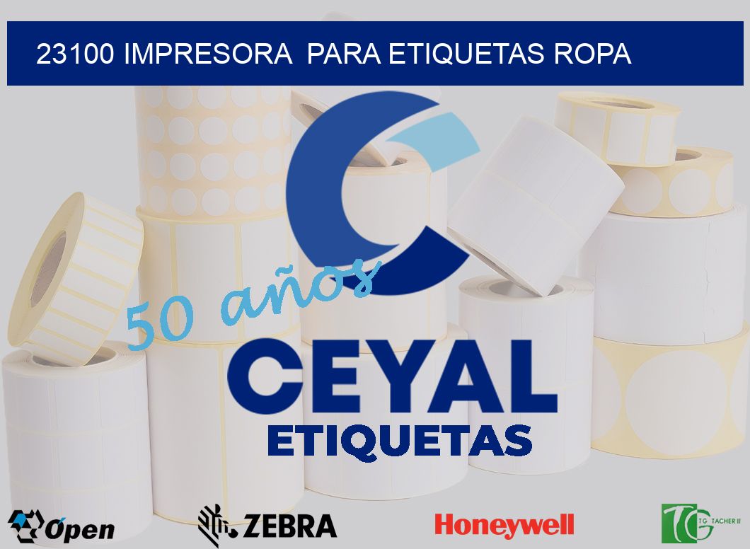 23100 impresora  para etiquetas ropa