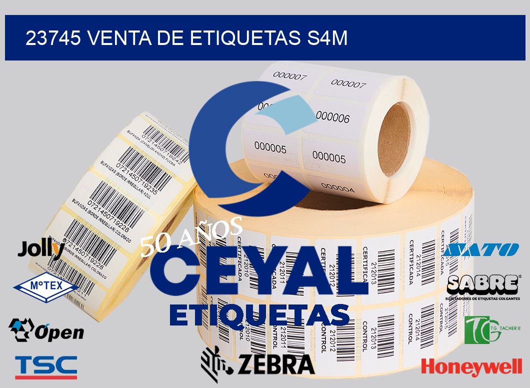 23745 VENTA DE ETIQUETAS S4M