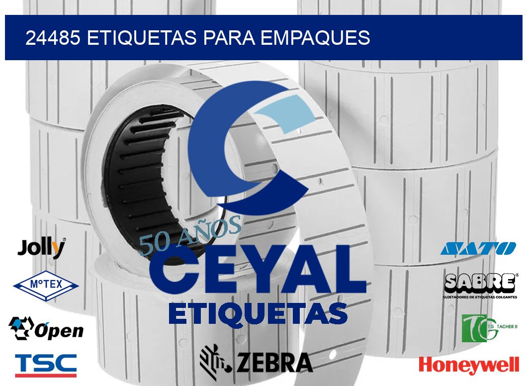 24485 ETIQUETAS PARA EMPAQUES
