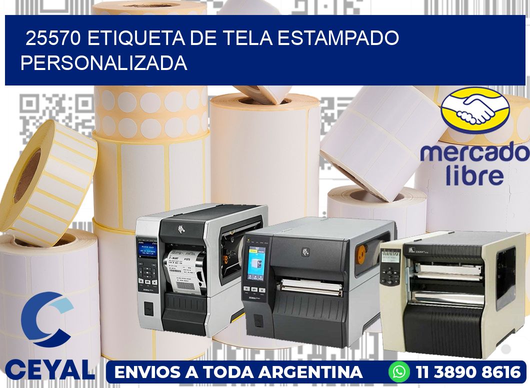 25570 ETIQUETA DE TELA ESTAMPADO PERSONALIZADA