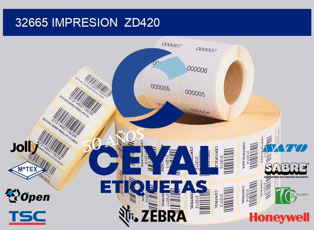 32665 impresion  zd420