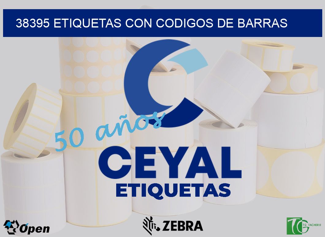 38395 ETIQUETAS CON CODIGOS DE BARRAS