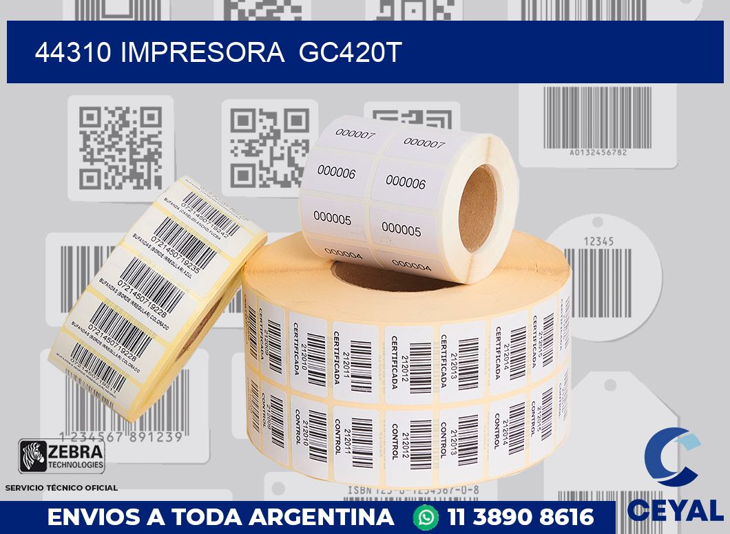 44310 impresora  gc420t