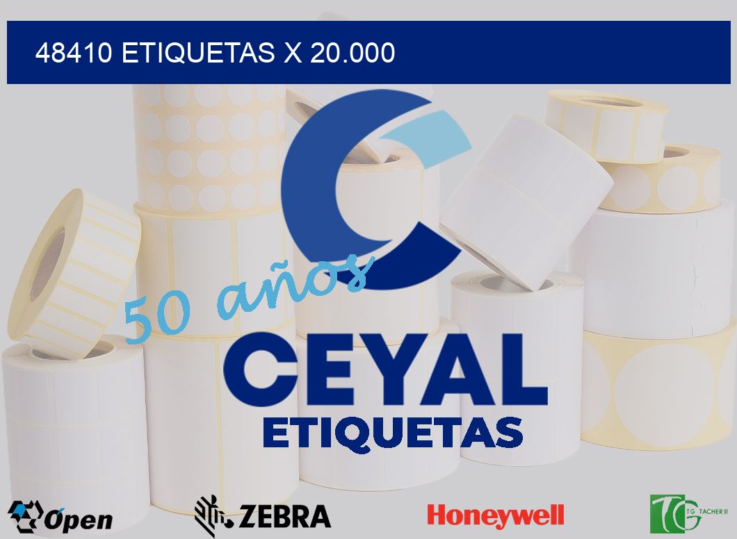 48410 Etiquetas x 20.000