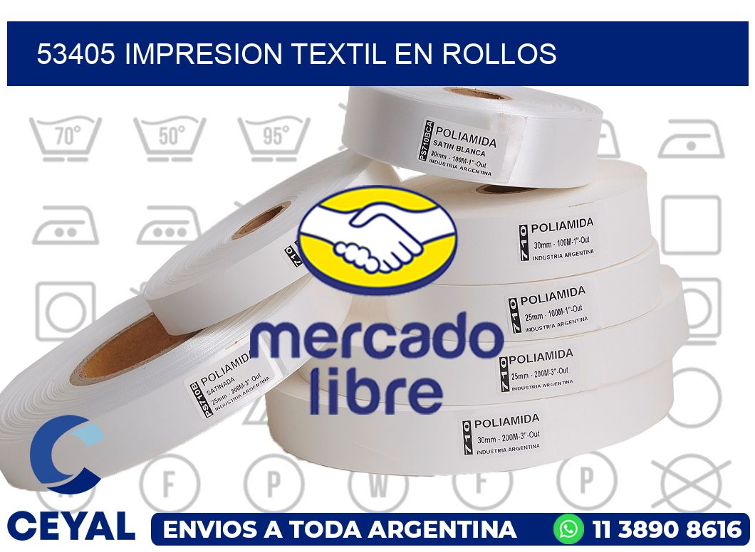 53405 IMPRESION TEXTIL EN ROLLOS