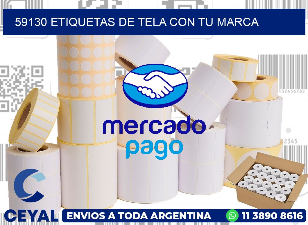 59130 ETIQUETAS DE TELA CON TU MARCA