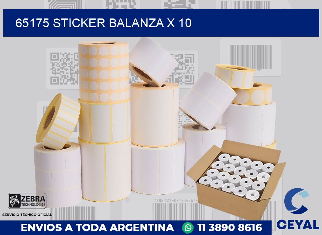 65175 sticker balanza x 10