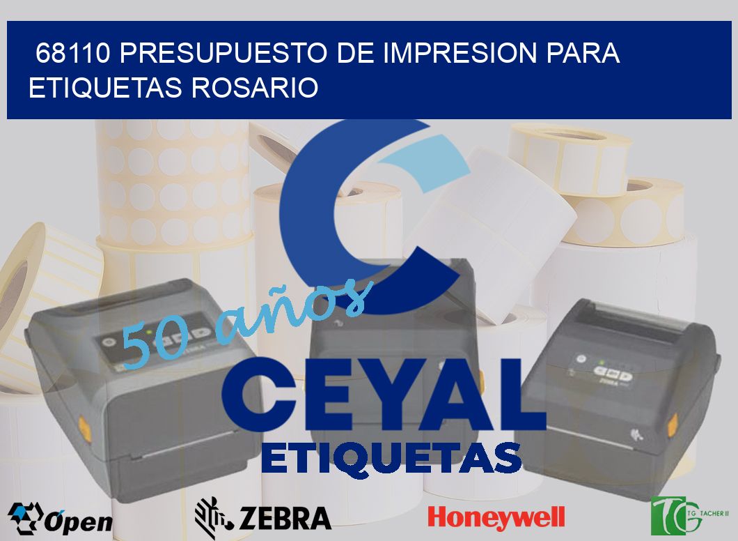 68110 PRESUPUESTO DE IMPRESION PARA ETIQUETAS ROSARIO