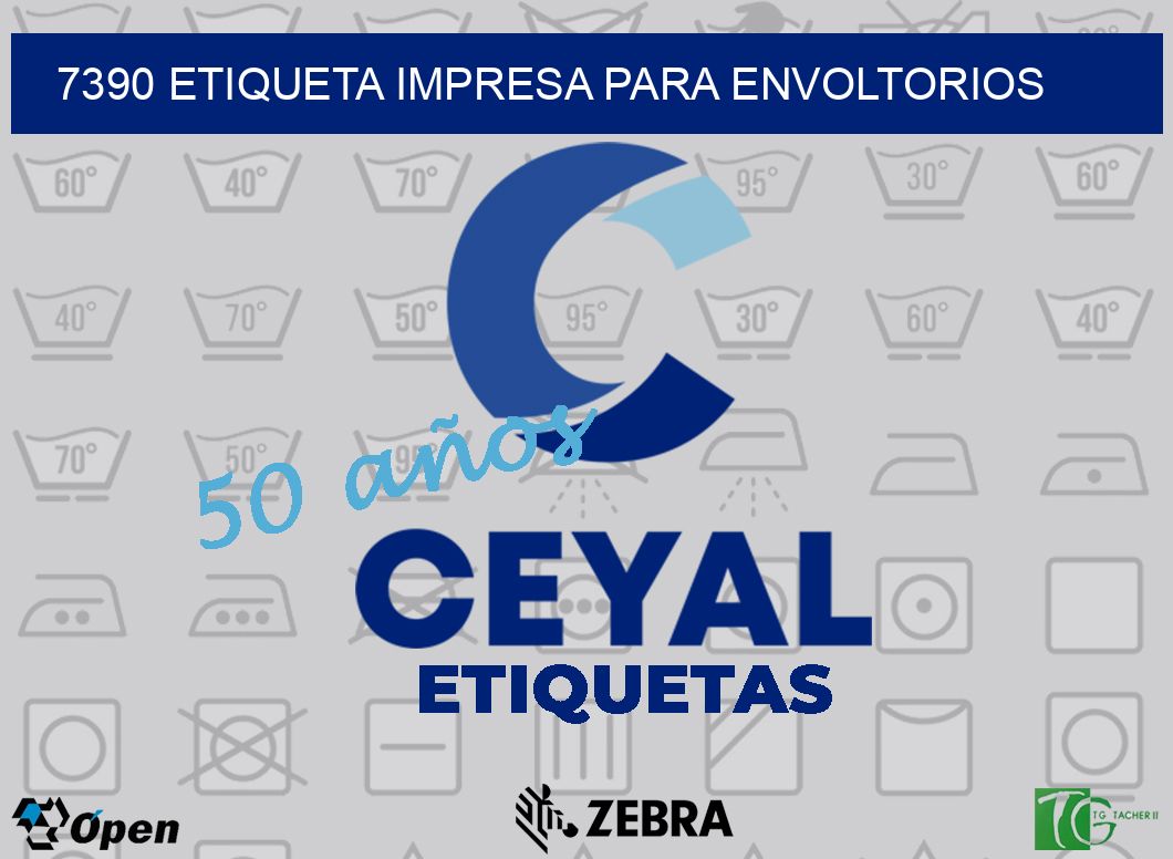 7390 ETIQUETA IMPRESA PARA ENVOLTORIOS