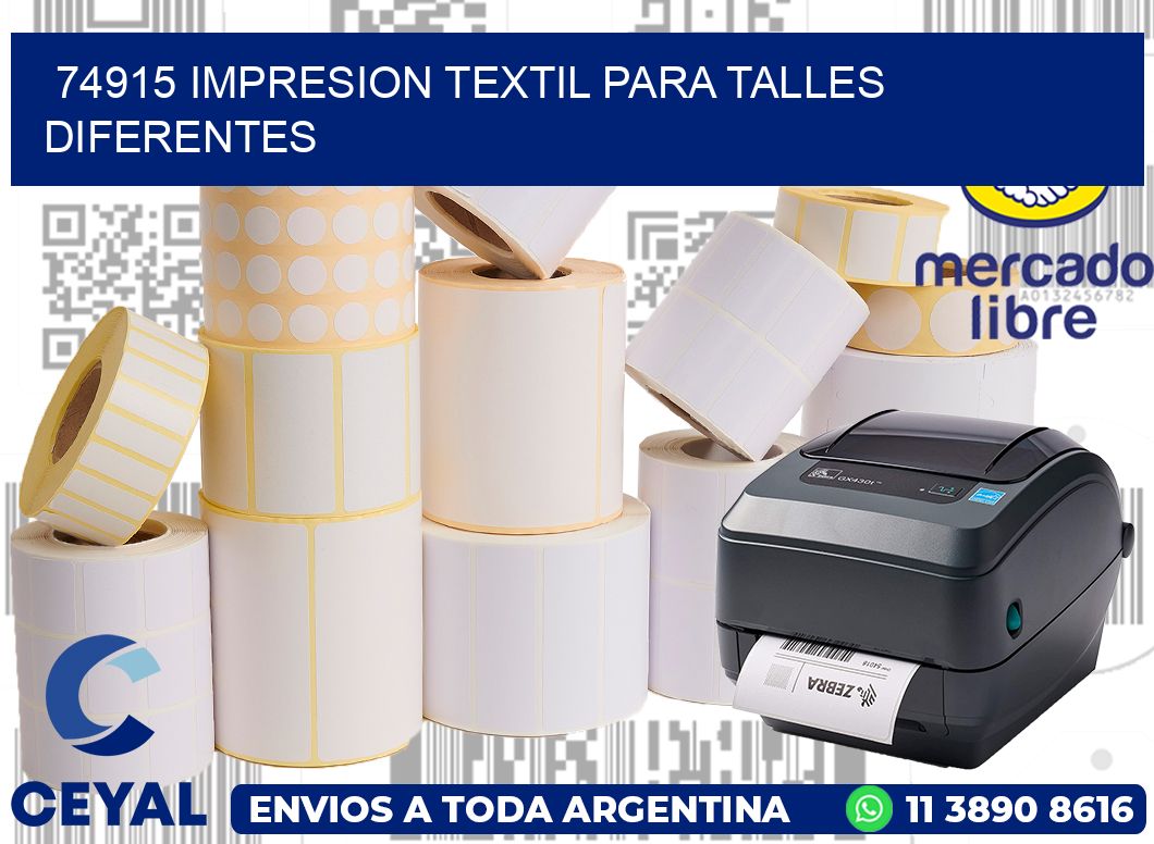 74915 IMPRESION TEXTIL PARA TALLES DIFERENTES