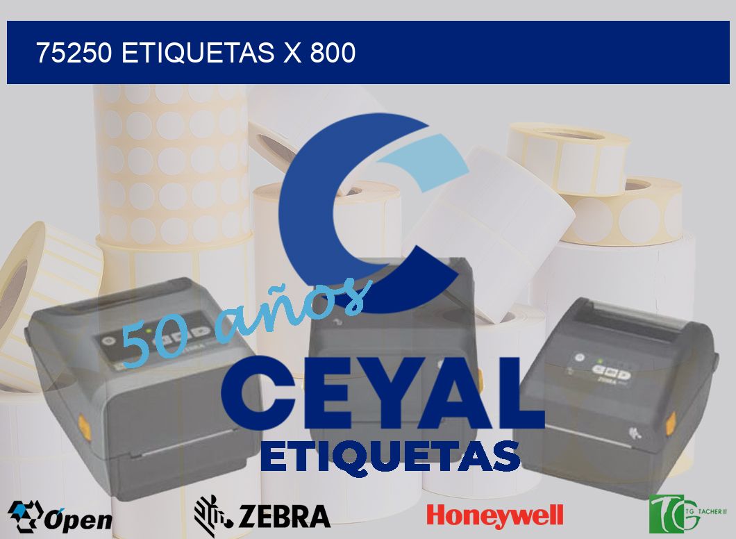 75250 Etiquetas x 800