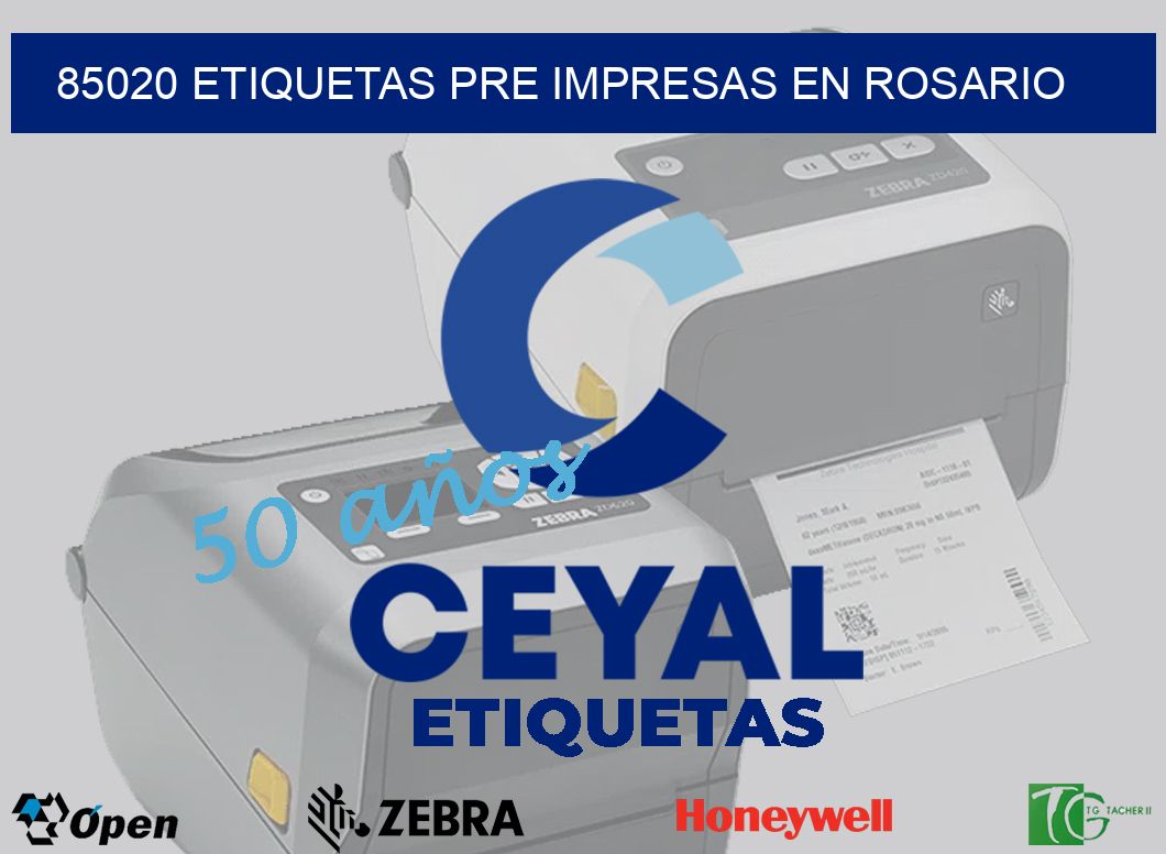 85020 ETIQUETAS PRE IMPRESAS EN ROSARIO