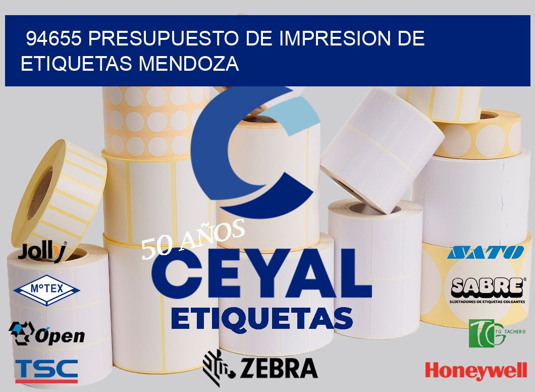94655 PRESUPUESTO DE IMPRESION DE ETIQUETAS MENDOZA