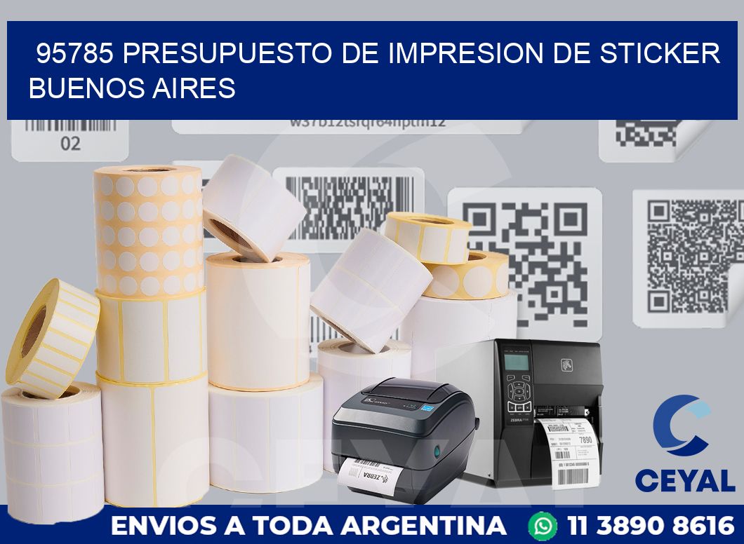 95785 PRESUPUESTO DE IMPRESION DE STICKER BUENOS AIRES