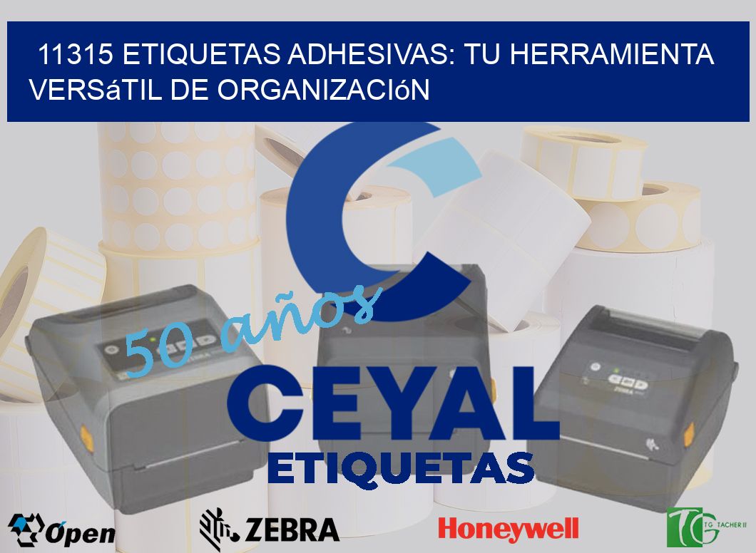 11315 Etiquetas Adhesivas: Tu Herramienta Versátil de Organización