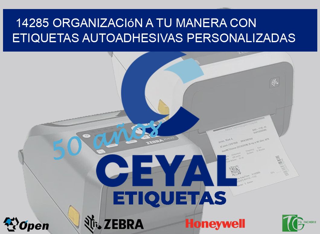 14285 Organización a Tu Manera con Etiquetas Autoadhesivas Personalizadas