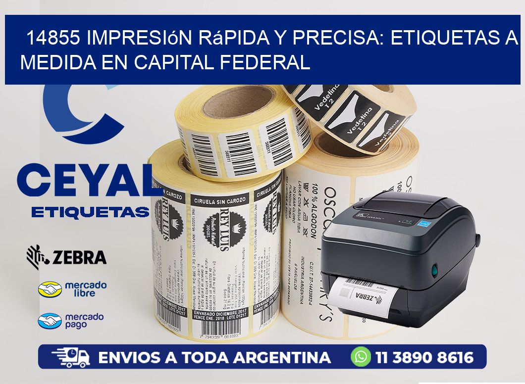 14855 Impresión Rápida y Precisa: Etiquetas a Medida en Capital Federal