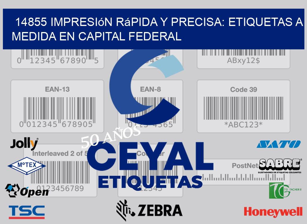 14855 Impresión Rápida y Precisa: Etiquetas a Medida en Capital Federal
