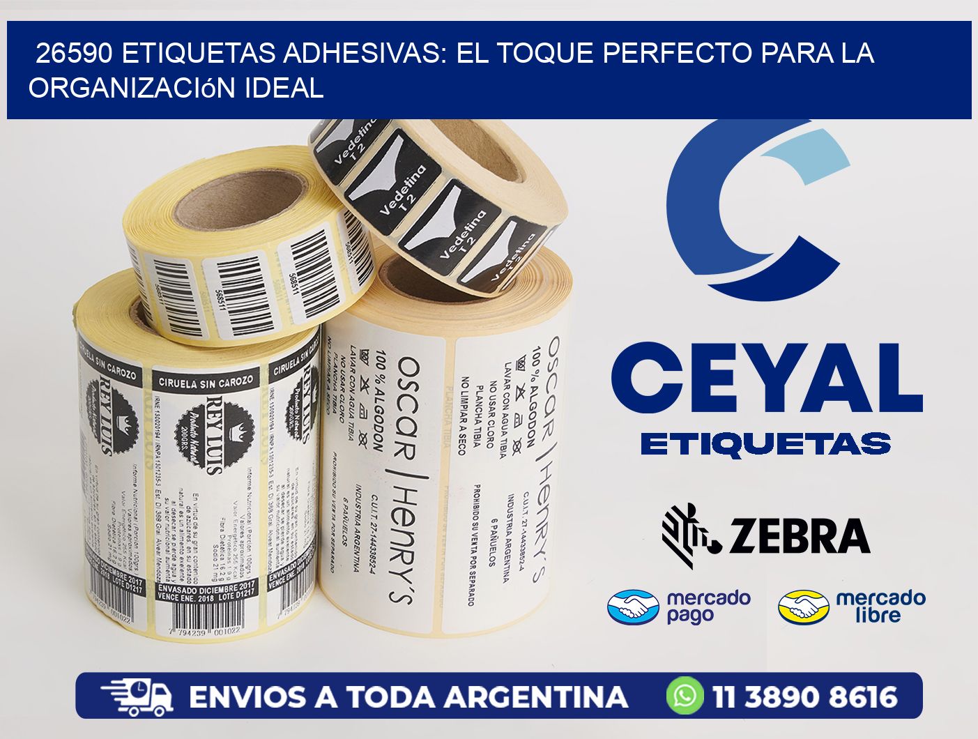 26590 Etiquetas Adhesivas: El Toque Perfecto para la Organización Ideal