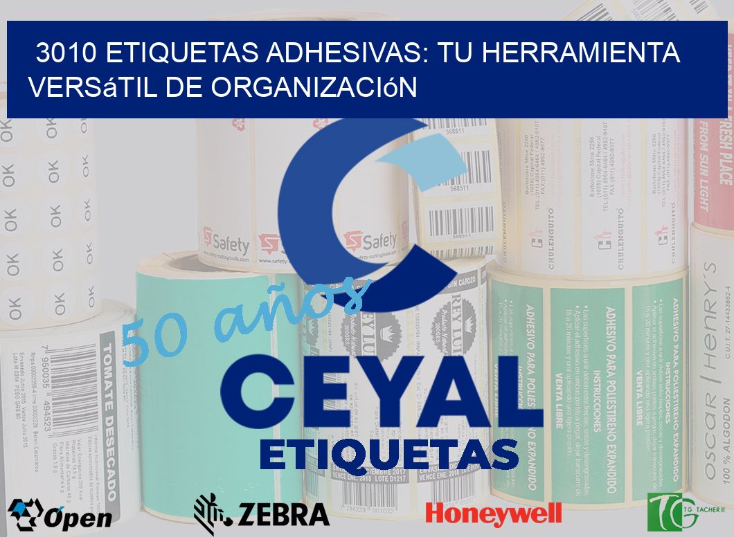 3010 Etiquetas Adhesivas: Tu Herramienta Versátil de Organización