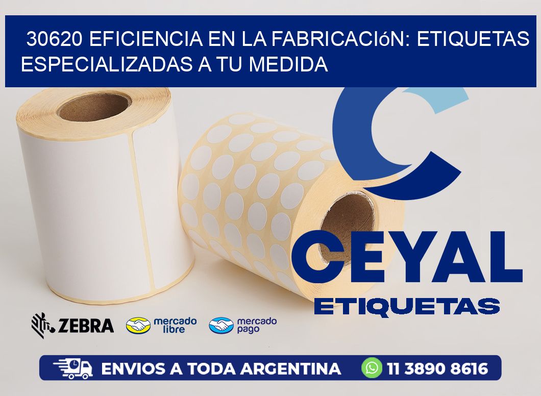 30620 Eficiencia en la Fabricación: Etiquetas Especializadas a tu Medida