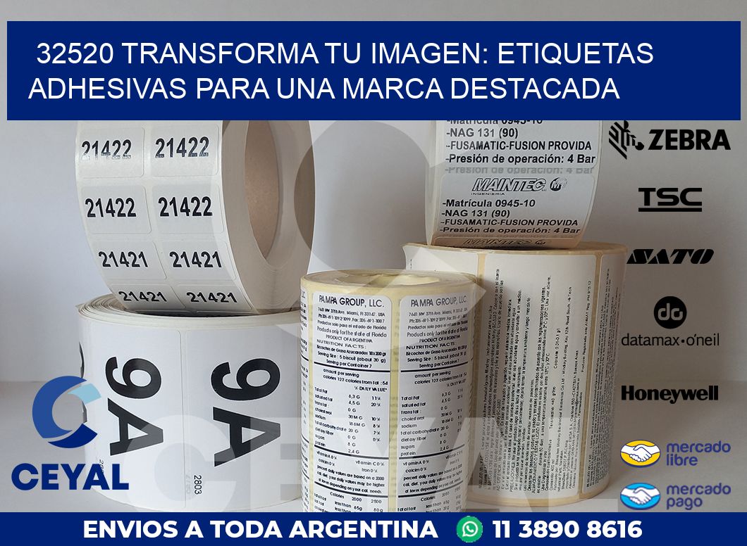 32520 TRANSFORMA TU IMAGEN: ETIQUETAS ADHESIVAS PARA UNA MARCA DESTACADA