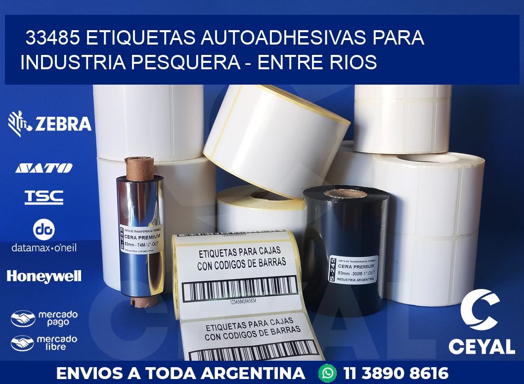 33485 ETIQUETAS AUTOADHESIVAS PARA INDUSTRIA PESQUERA – ENTRE RIOS