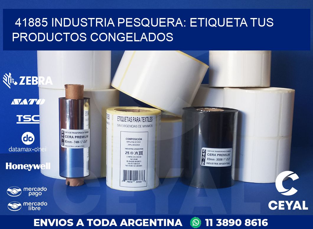 41885 INDUSTRIA PESQUERA: ETIQUETA TUS PRODUCTOS CONGELADOS