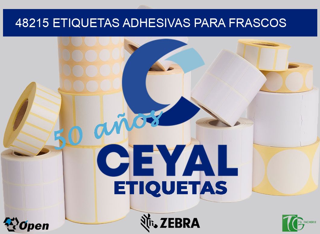 48215 ETIQUETAS ADHESIVAS PARA FRASCOS