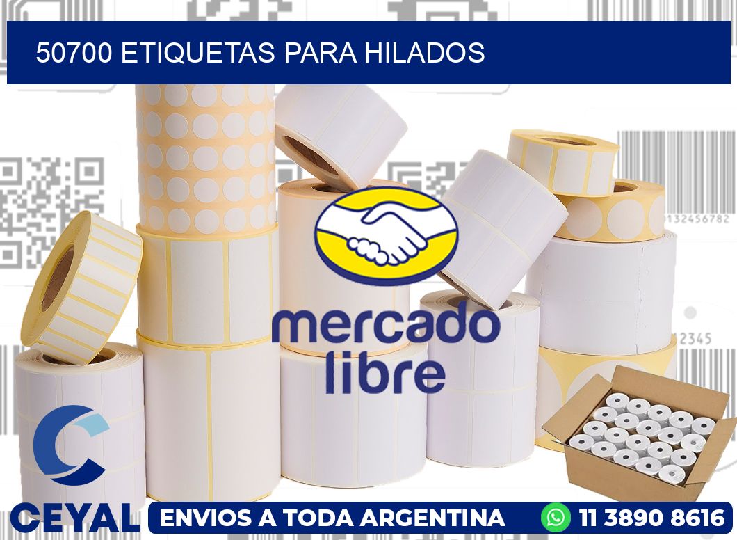 50700 ETIQUETAS PARA HILADOS