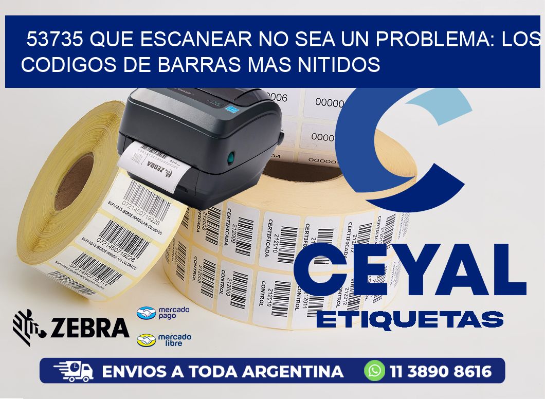 53735 QUE ESCANEAR NO SEA UN PROBLEMA: LOS CODIGOS DE BARRAS MAS NITIDOS