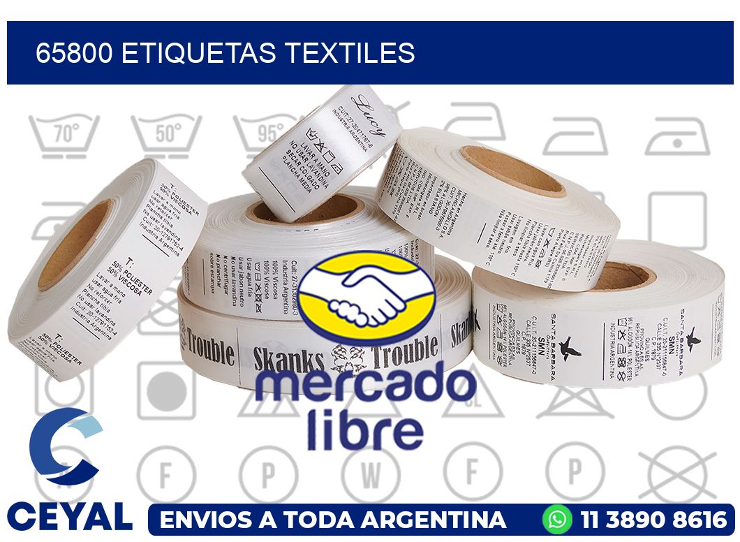 65800 ETIQUETAS TEXTILES