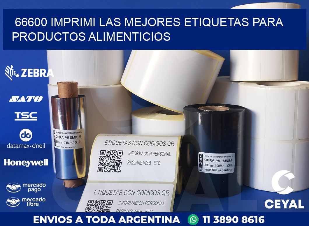 66600 IMPRIMI LAS MEJORES ETIQUETAS PARA PRODUCTOS ALIMENTICIOS