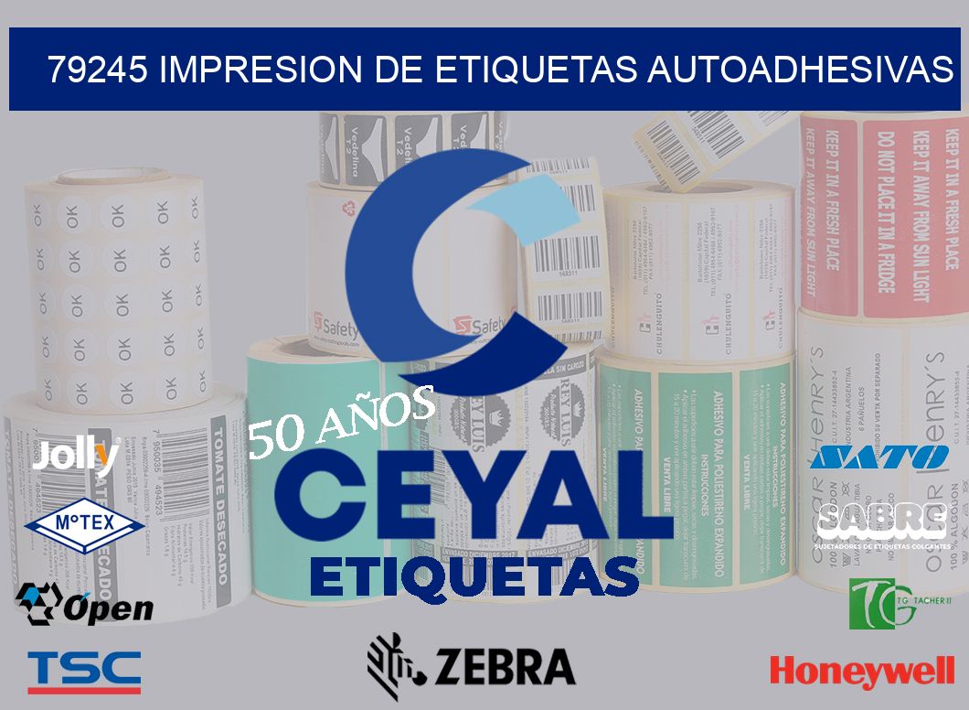 79245 IMPRESION DE ETIQUETAS AUTOADHESIVAS