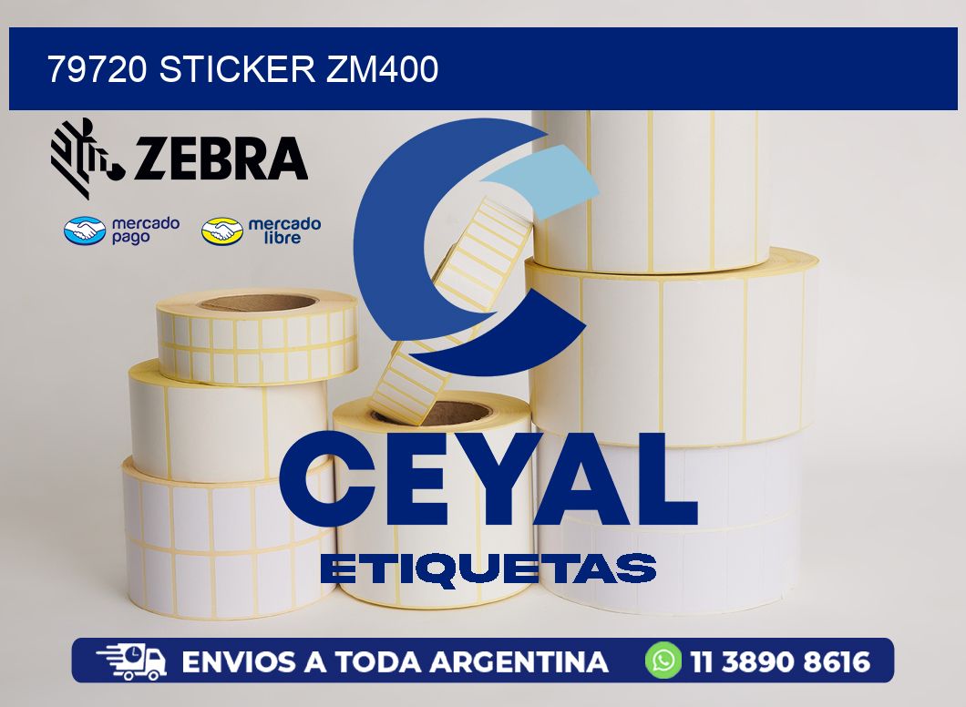 79720 STICKER ZM400