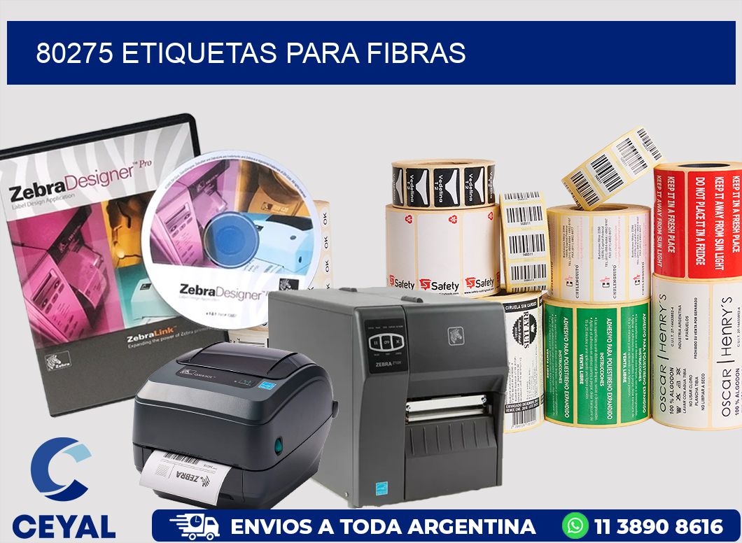80275 ETIQUETAS PARA FIBRAS