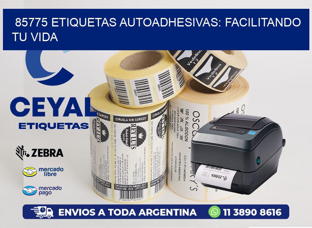 85775 Etiquetas Autoadhesivas: Facilitando tu Vida