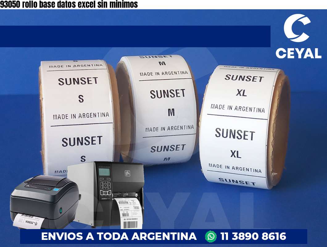 93050 rollo base datos excel sin minimos