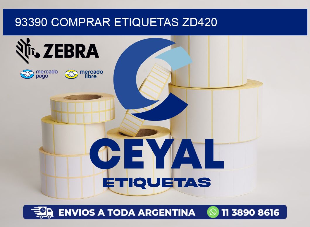 93390 COMPRAR ETIQUETAS ZD420