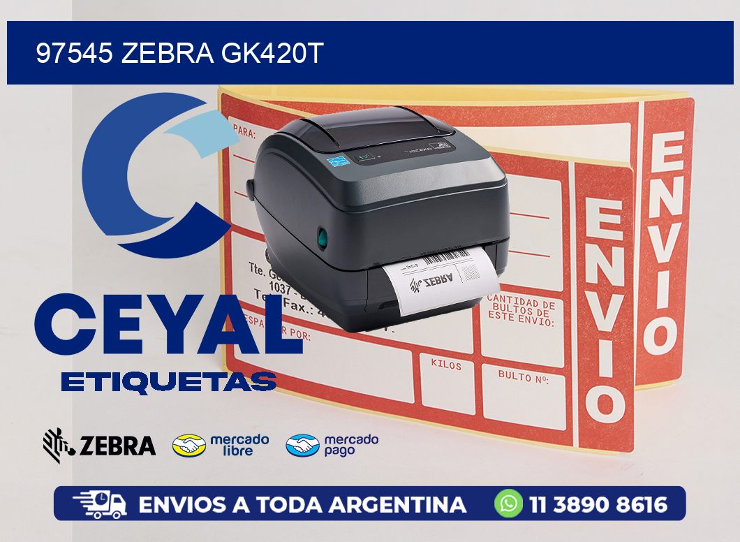 97545 ZEBRA GK420T