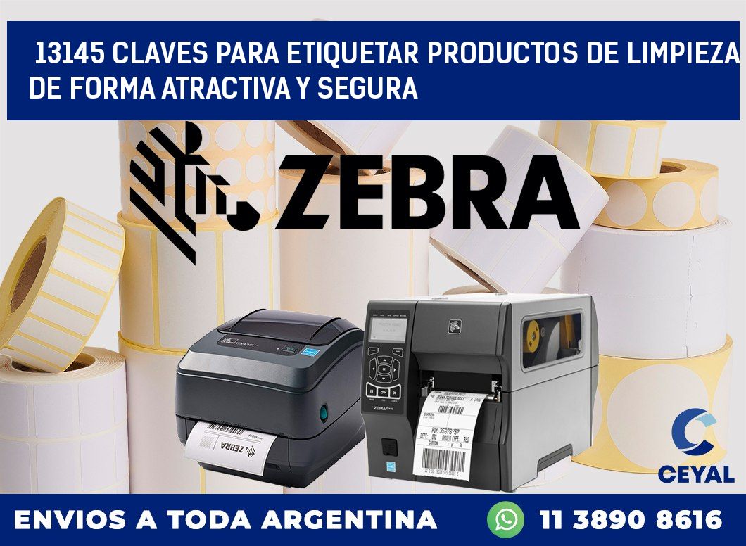 13145 CLAVES PARA ETIQUETAR PRODUCTOS DE LIMPIEZA DE FORMA ATRACTIVA Y SEGURA