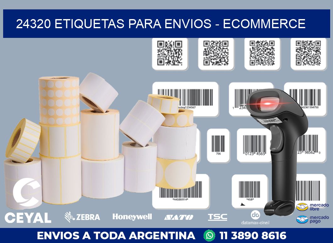 24320 ETIQUETAS PARA ENVIOS - ECOMMERCE