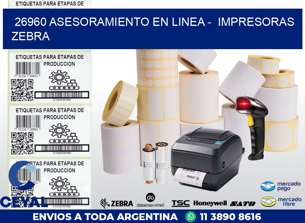 26960 ASESORAMIENTO EN LINEA -  IMPRESORAS ZEBRA