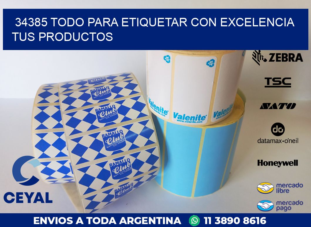 34385 TODO PARA ETIQUETAR CON EXCELENCIA TUS PRODUCTOS