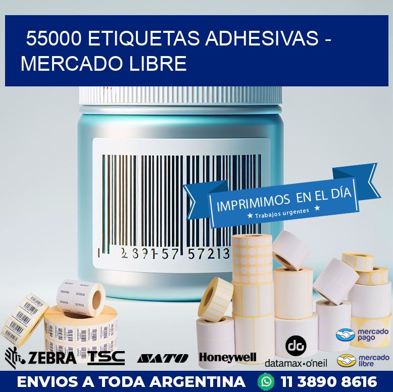 55000 ETIQUETAS ADHESIVAS – MERCADO LIBRE