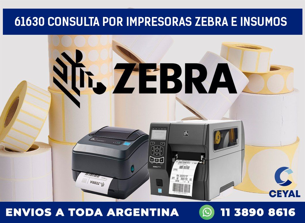 61630 CONSULTA POR IMPRESORAS ZEBRA E INSUMOS