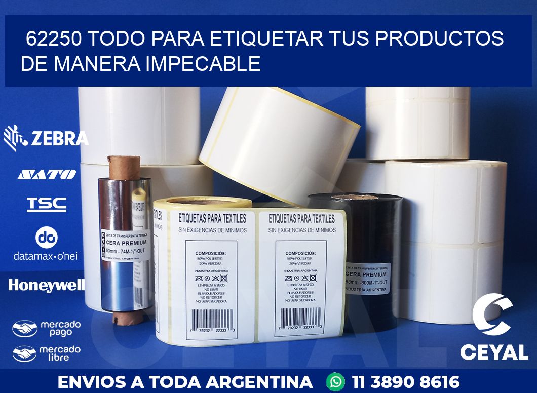 62250 TODO PARA ETIQUETAR TUS PRODUCTOS DE MANERA IMPECABLE